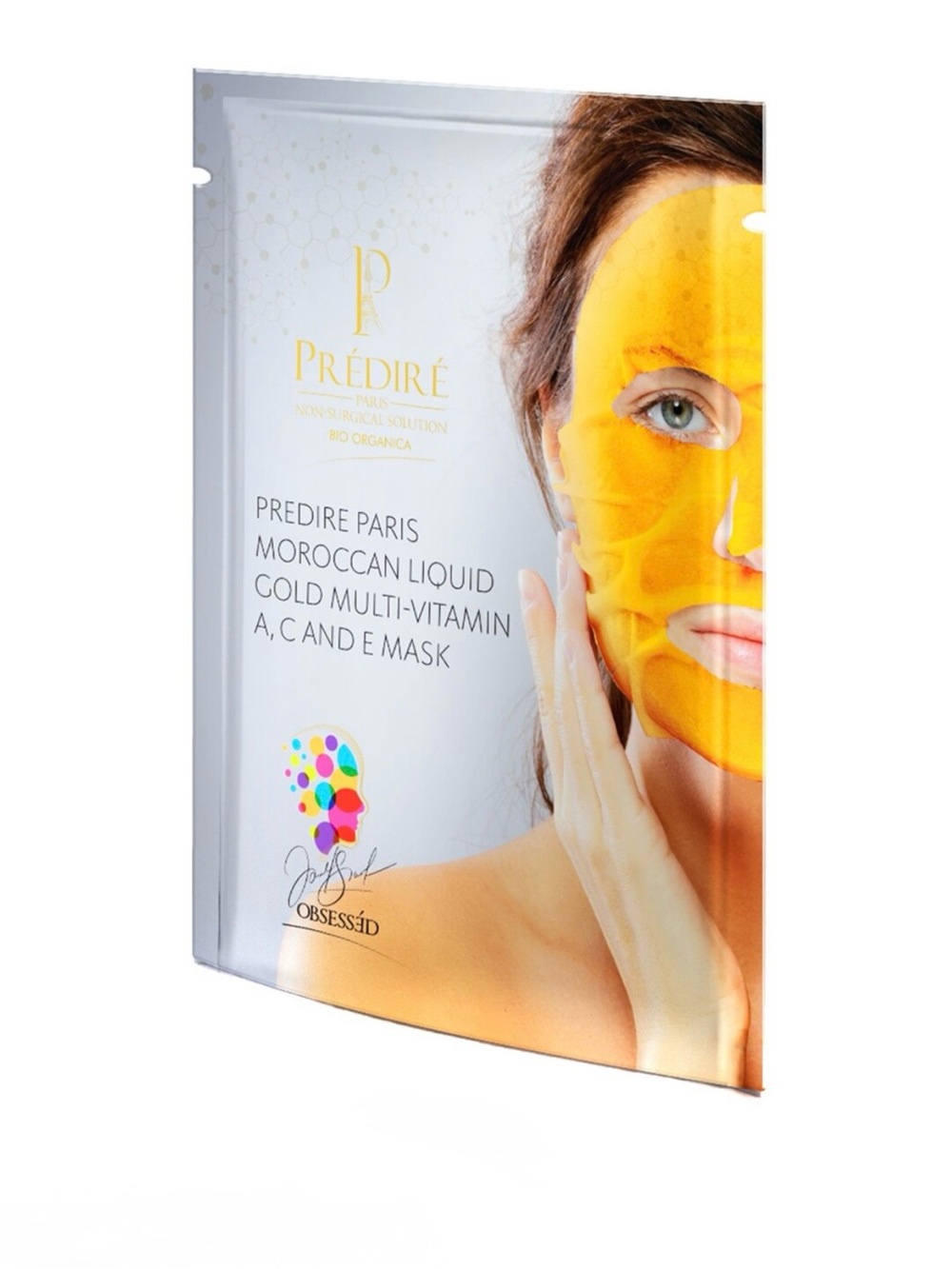 Set of 4 Predire Paris Golden Collagen Cell Renewal Facial Masks